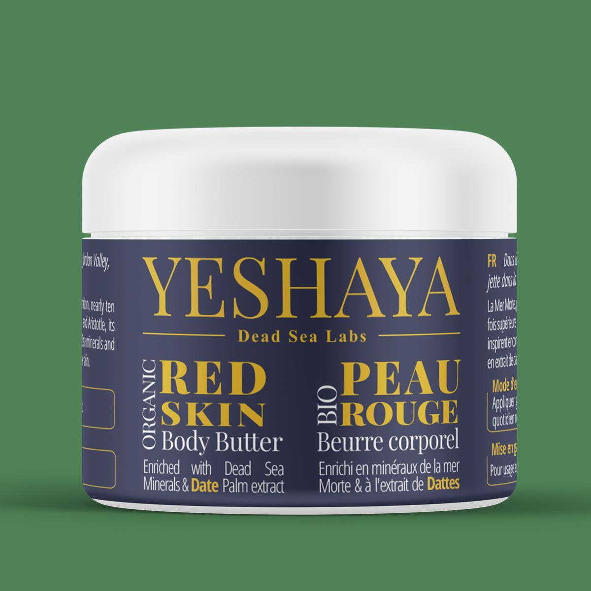 Soothing treatment for redness-prone skin – Organic butter with Dead Sea minerals